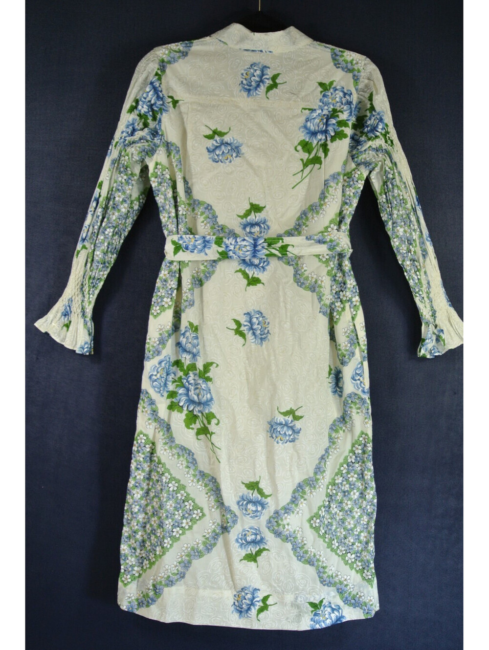 NEW, Tory Burch Long Sleeve Floral Print Cotton Shirt Midi Dress size 4 #MD2214 - Picture 5 of 8